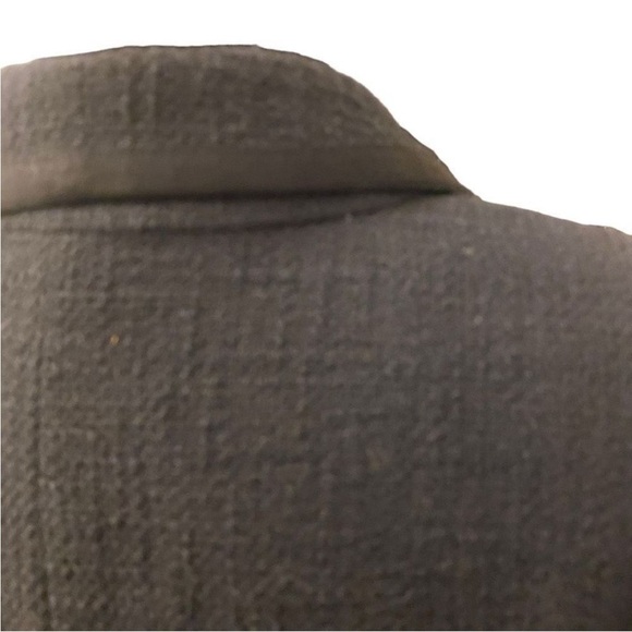 BANANA REPUBLIC Black Double-Breasted Textured Women's Blazer - Picture 11 of 16